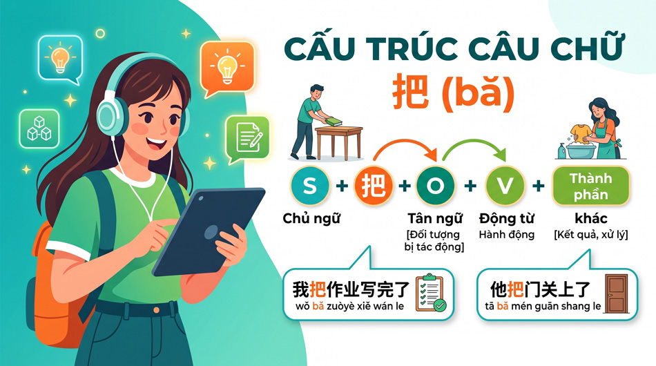 Câu chữ 把 (bǎ): Điểm ngữ pháp trọng tâm cần nắm vững