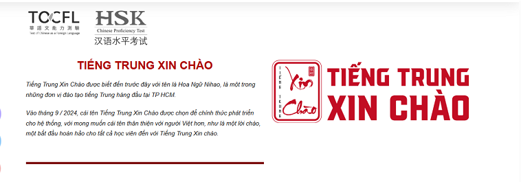 Top 5 trung tâm tiếng Trung Quận 10 uy tín 2 Tiếng Trung Xin Chào